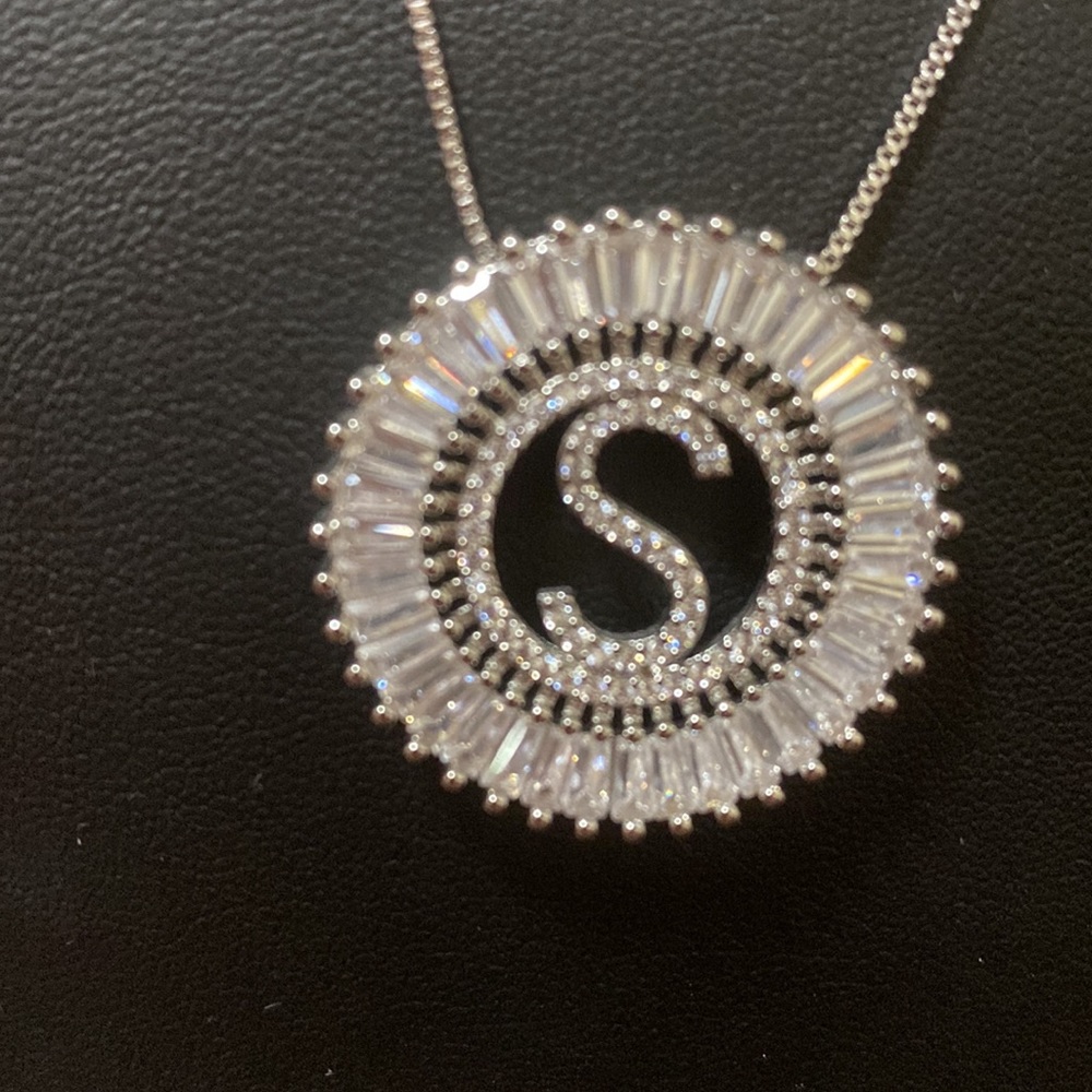 S Initial Necklace - image 3